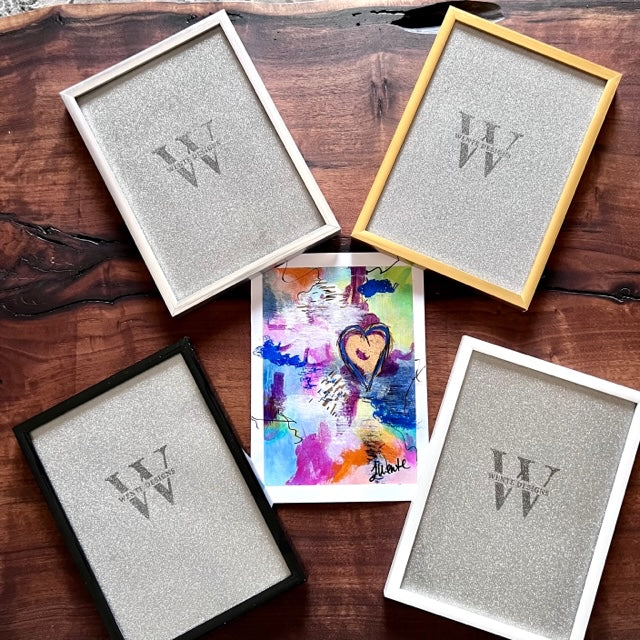 Art Card with 5x7 frame (The card is THE GIFT)