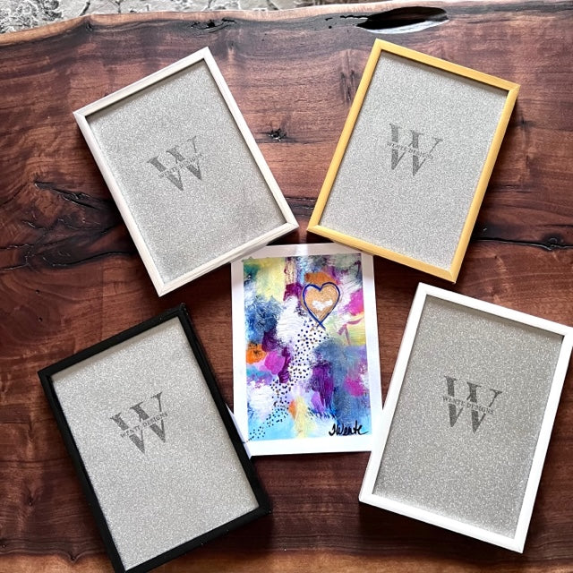 Art Card with 5x7 frame (The card is THE GIFT)